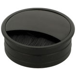 Kabeldurchlass Aluminium schwarz eloxiert
