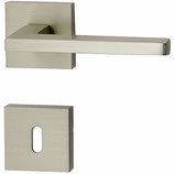 Türdrückergarnitur - HAGER 23.1135/23.1538 Serie Prisma - vernickelt - für Zimmertüren - Drückervierkant 8 mm