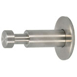 Mantelhaken Edelstahl matt gebürstet