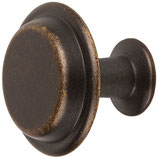 Möbelknopf ø 40 mm - Zink-Druckguss antik bronzefarbig