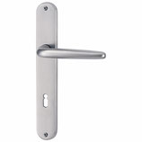 Türdrückergarnitur - HAGER 28.1155/28.1055 Serie Sky - matt verchromt - für Zimmertüren - Drückervierkant 8 mm