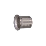 Tablarhülse ø 7,5 mm, vernickelt