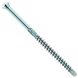 Glasleistenschraube 3,2x35 Kopf weiss lackiert, Linsensenkkopf, Torx, mit Bohrspitze