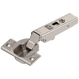 Möbel-Topfband Blum Clip Top 70T3550.TL vernickelt, Eckanschlag, Öffnungswinkel 110°, ohne Feder, zum Anschrauben