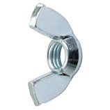 Flügelmutter M8 verzinkt, kantige Flügelform