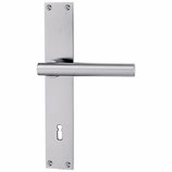 Türdrückergarnitur - HAGER 28.1136/28.1044 Serie Modulo - matt verchromt - für Zimmertüren - Drückervierkant 8 mm