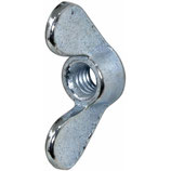 Flügelmutter M5 verzinkt, runde Flügelform, 10 Stück