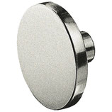 Möbelknopf ø 55 mm - Zink sandgestrahlt matt vernickelt