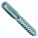 Stockschraube M6x120 verzinkt, mit Torx-Antrieb, 100 Stück
