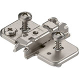 Montageplatte Blum Clip Top 174H7130E vernickelt, Distanz 3 mm, Expando-Montage