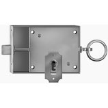 Stalltürschloss - SCHÄNIS Modell 2304 - Dornmass 90 mm - Ausschnitt BB - inkl. Schlüssel