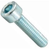 Metallschraube M6x10 verzinkt, Zylinderkopf, Innensechskant, ohne Schaft, mit Vollgewinde, 100 Stück