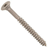Spanplattenschraube 5x50 rostfrei A2, Senkkopf, Torx, mit Schaft, mit Teilgewinde