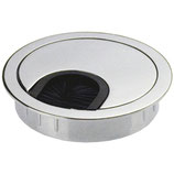 Kabeldurchlass Zink poliert verchromt