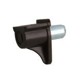 Tablarträger ø 5 mm, Kunststoff braun, mit Stahlzapfen