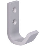 Mantelhaken Aluminium silberfarbig