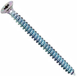 Spanplattenschraube 4x20 verzinkt, Senkkopf, Torx, ohne Schaft, mit Vollgewinde