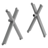 Tablarhalter ø 5 mm variabel, Kunststoff, für Tablardicke 16 und 19 mm, 100 Stück