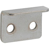 Anschlagwinkel 19x14 mm - für Möbelschloss - vernickelt