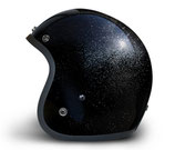 Retro Helmet, Black Metalflake