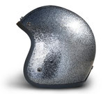 Retro Helmet Gunmetal Metalflake