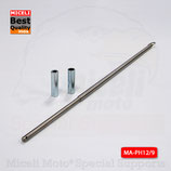 Kit perno acciaio tornito diametro 12-9 mm con boccole