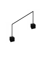 Set ballast kisten t.b.v. lichtletters 60 cm incl. opbouw en afbouw