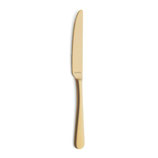 Mat goud - Tafel mes groot 23.6 cm