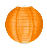 Nylon lampion Oranje 35 cm
