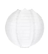 Nylon lampion Wit 35 cm