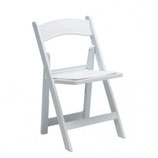 Luxe klapstoel wit - wedding chair
