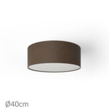 Plafoniera Rotonda Camelot Marrone
