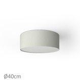 Plafoniera Rotonda Lino Crudo