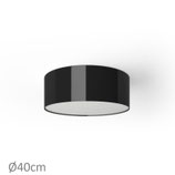 Plafoniera Rotonda Lumiere Nero