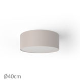 Plafoniera Rotonda Arenal Grigio Chiaro