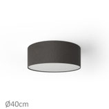 Plafoniera Rotonda Camelot Nero