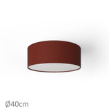 Plafoniera Rotonda Teletta Bordeaux