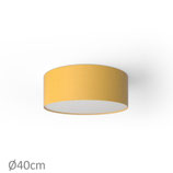 Plafoniera Rotonda Teletta Giallo acceso
