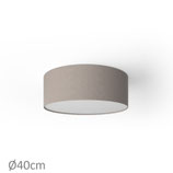 Plafoniera Rotonda Camelot Grigio