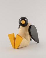 Pinguinfrau sitzend