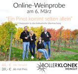 Ein Pinot kommt selten allein - Online-Weinprobe *LIVE*