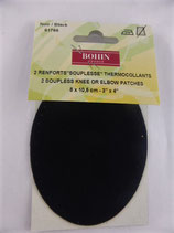 RENFORTS IMITATION DAIM NOIR BOHIN 61766