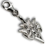 Charm-Anhänger Tribal aus 925 Sterling Silber