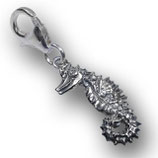 Charm-Anhänger Seepferdchen aus 925 Sterling Silber