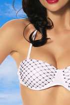 Push-Up Bikini 12555 weiß