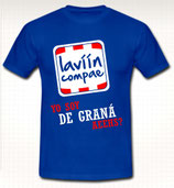 CAMISETA AZUL 'LAVÍN COMPAE'