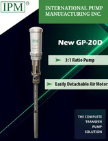 New GP-20D 3:1 Ratio Pump