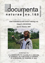 Documenta naturae, Band 165