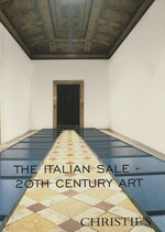 商品名Christie's 2007.10 London The Italian Sale 20th Art