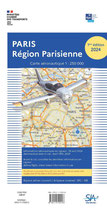 CARTE REGION PARISIENNE 2024 PAPIERS 1 : 250 000